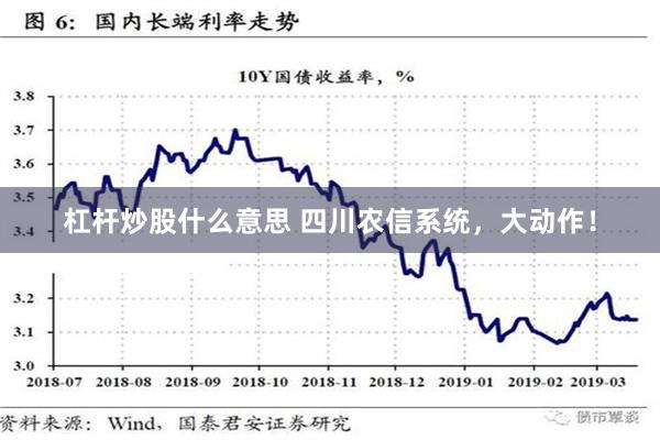 杠杆炒股什么意思 四川农信系统，大动作！